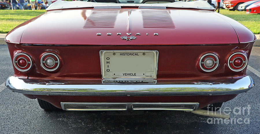 1964 Chevy Corvair Taillights 2459 Photograph by Jack Schultz