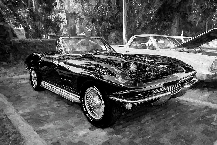 1964 Chevy Corvette Convertible x125 Photograph by Rich Franco