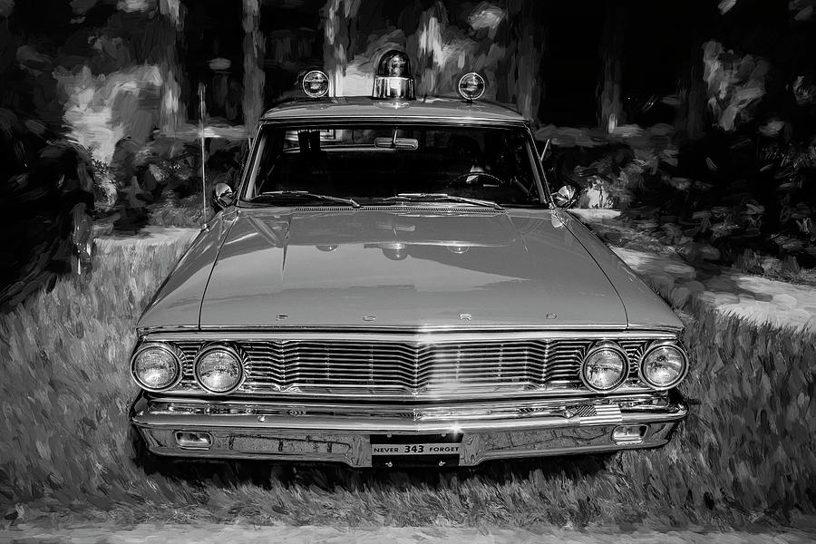 1964 Ford Custom Fire Chiefs Car 104 Photograph by Rich Franco