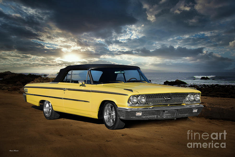 1964 Ford Galaxie Convertible Photograph by Dave Koontz