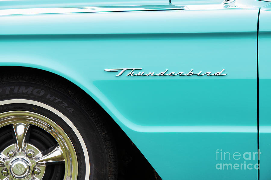 1964 Ford Thunderbird Abstract Photograph by Tim Gainey