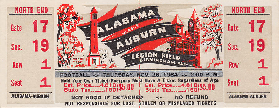 1964 Iron Bowl Mixed Media by Row One Brand