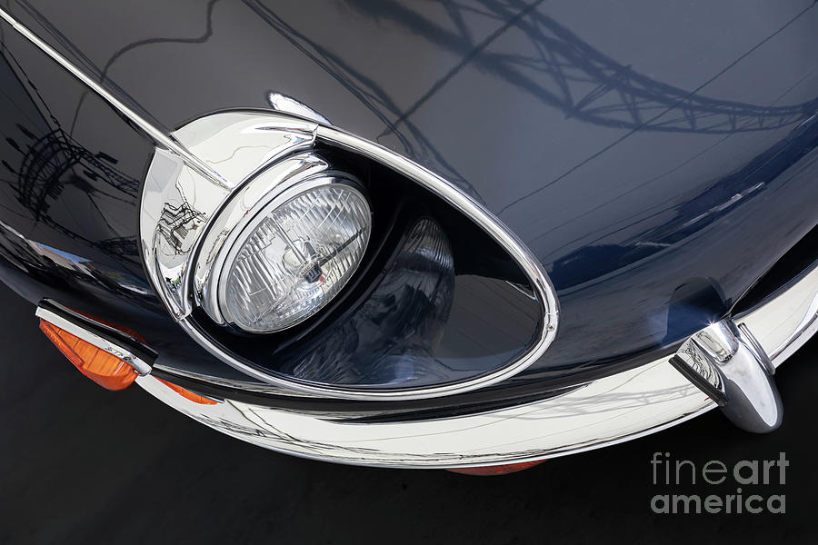 Vintage Photograph - 1964 Jaguar XKE by Dennis Hedberg