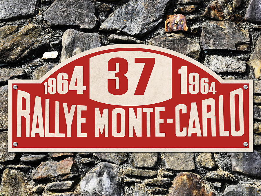 Rallye Monte Carlo Photograph - 1964 Monte Carlo Rally by Mark Rogan