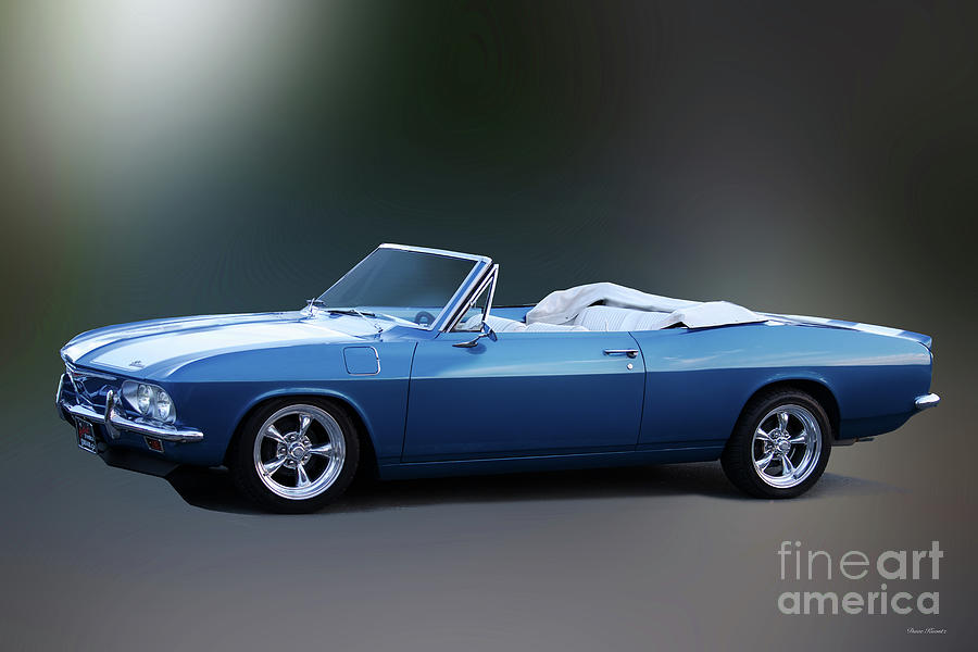 1965-66 Chevrolet Corvair Convertible Photograph by Dave Koontz