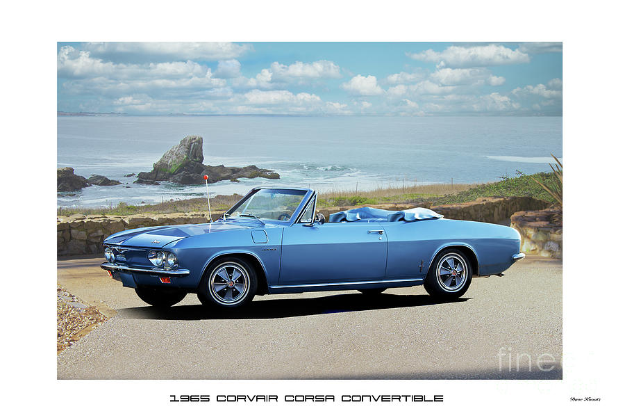 1965 Chevrolet Corsa Convertible Photograph by Dave Koontz
