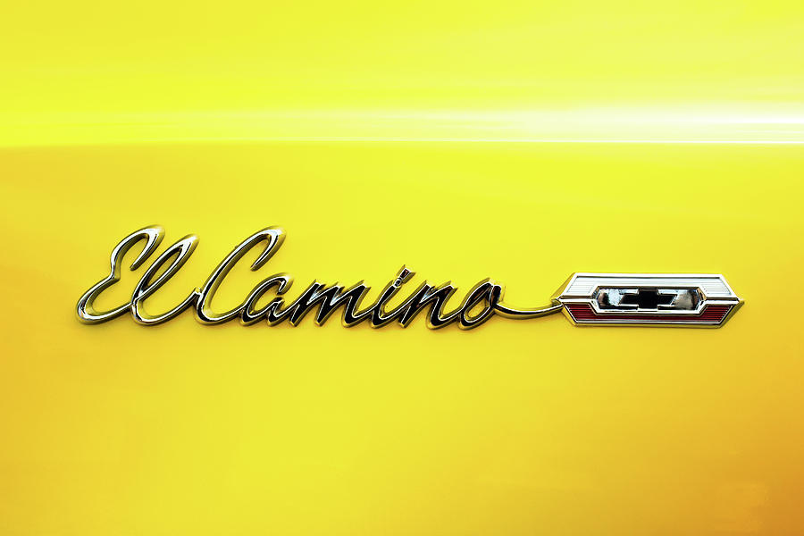 1965 Chevrolet El Camino Quarter Panel Emblem Photograph by John Bartelt -  Pixels