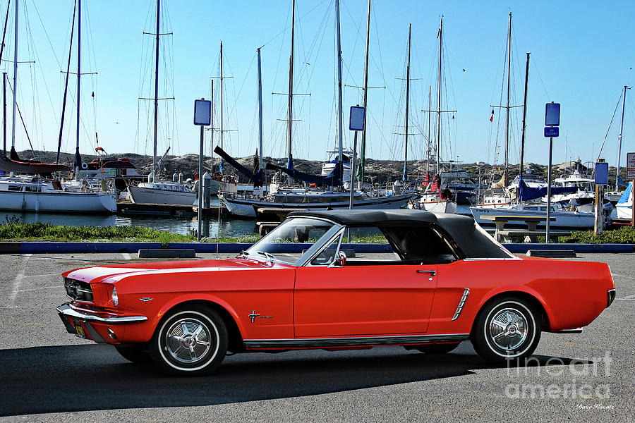 1965 Ford Mustang 289 Convertible Photograph by Dave Koontz