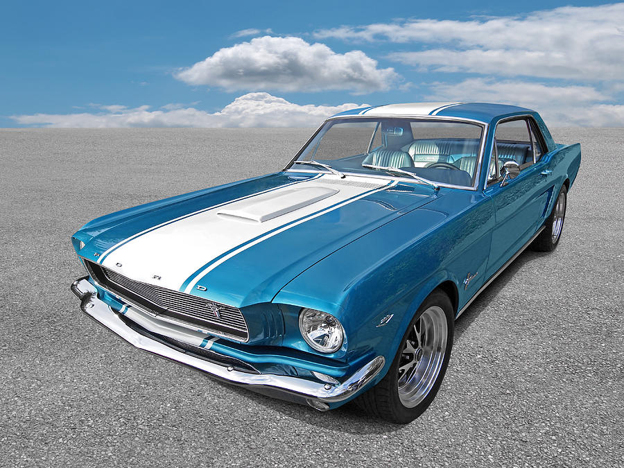 1965 Ford Mustang Coupe Photograph by Gill Billington