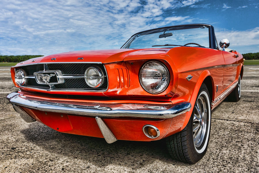 1965 Ford Mustang Photograph by Dan  Adams