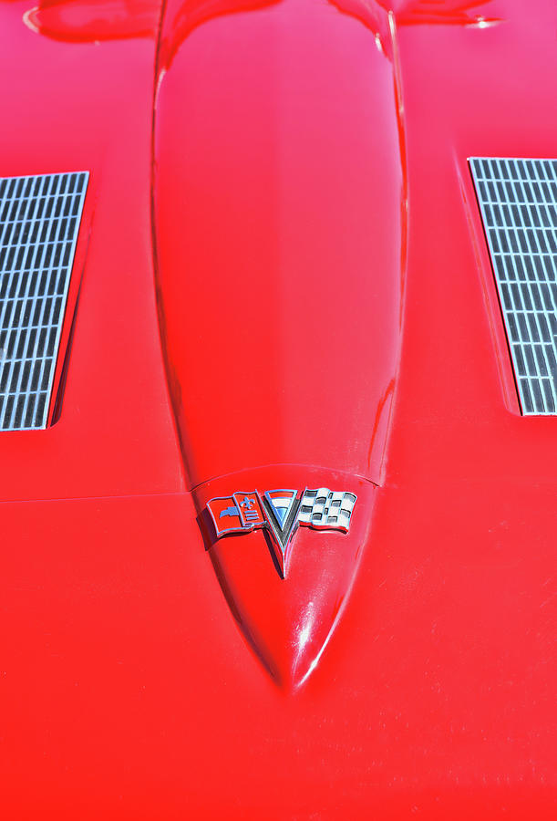 1965 Front Hood Chevy Corvette Photograph