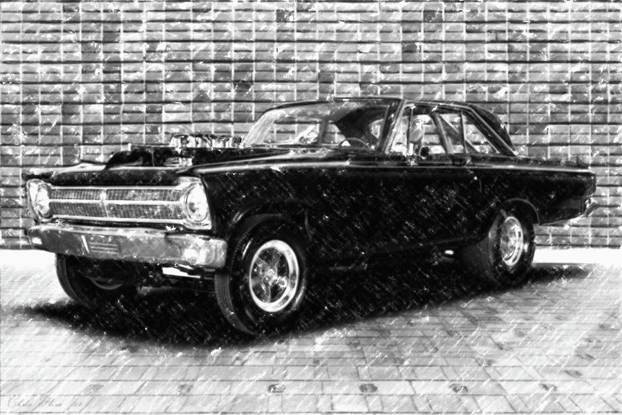 1965 Plymouth Belvedere Digital Art by Flees Photos