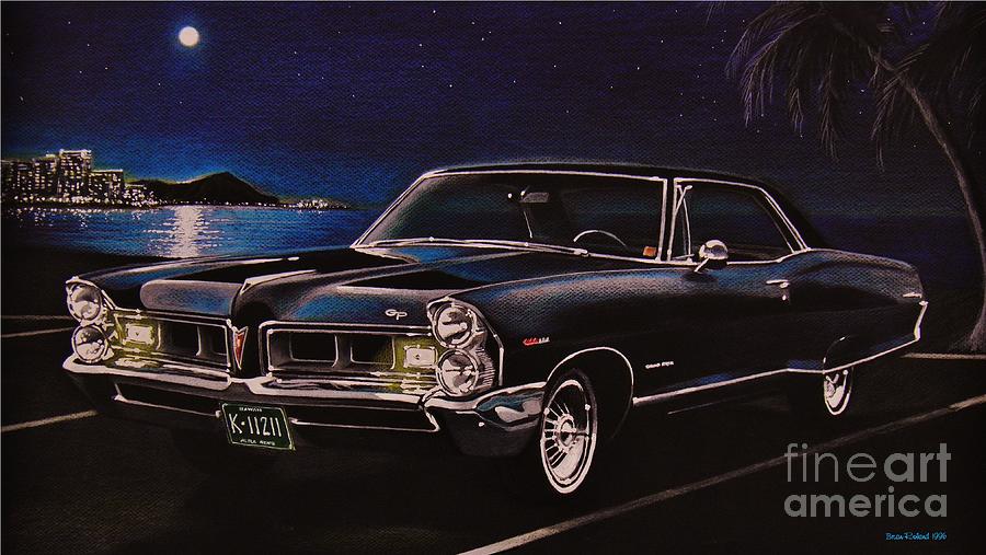 1965 Pontiac Grand Prix Ver 4 0 Drawing By Brian Roland