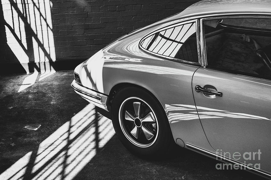 1965 Porsche 911 and Sunlight Abstract Photograph by Tim Gainey