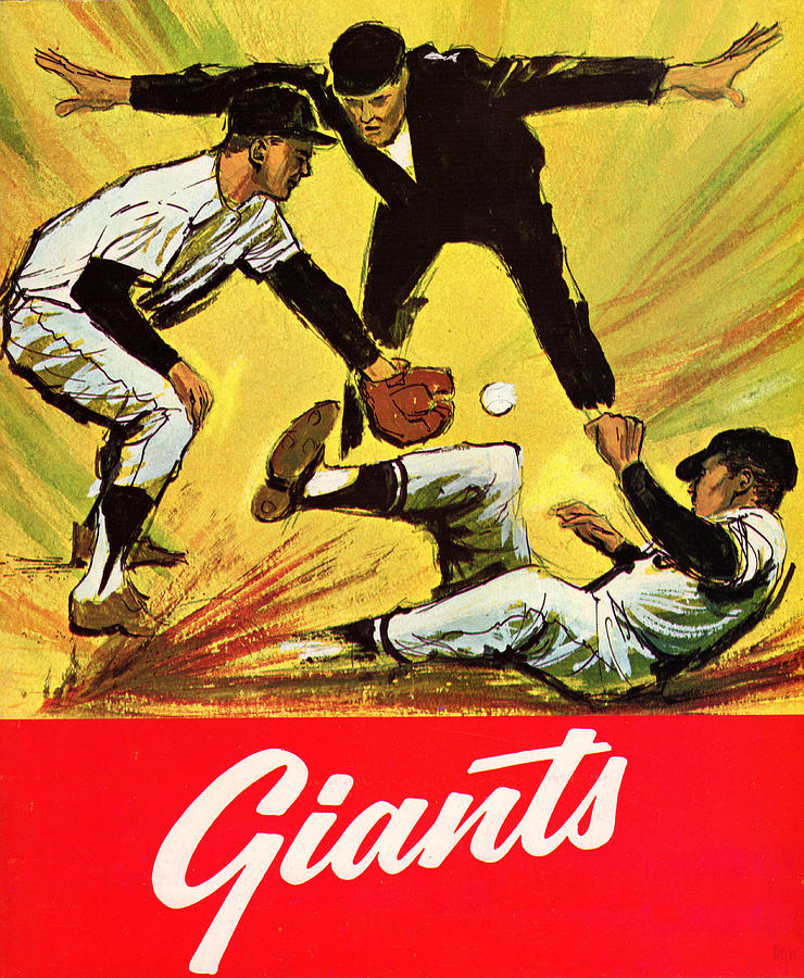 1965 San Francisco Giants Art Mixed Media by Row One Brand