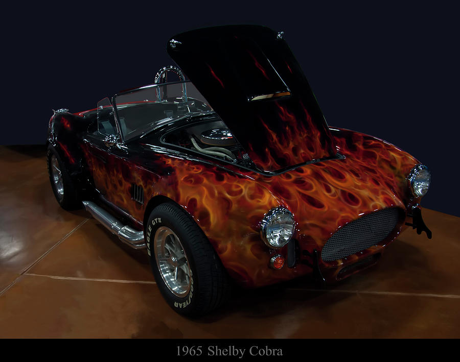 Car Photograph - 1965 Shelby Cobra by Flees Photos
