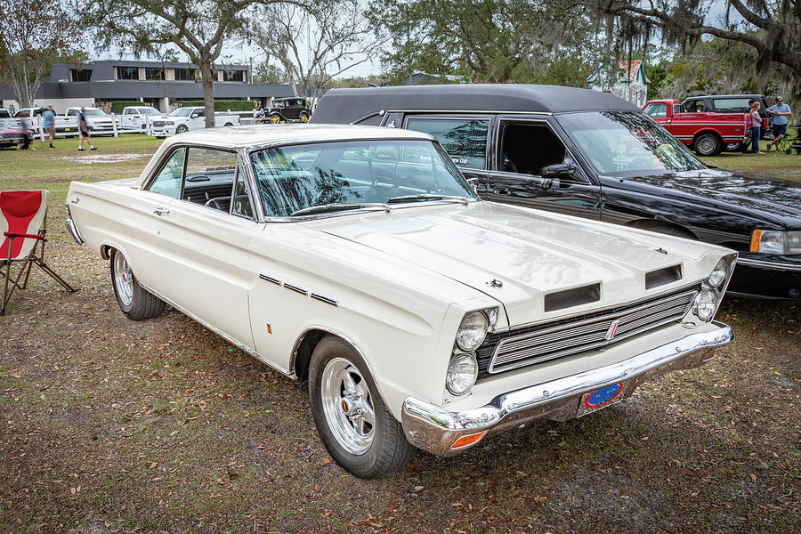 1965 White Mercury Comet Cyclone GT X120 Photograph by Rich Franco