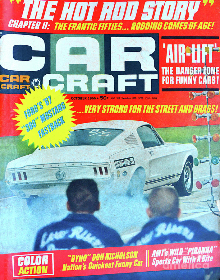 1966 Car Craft magazine cover  Photograph by David Lee Thompson