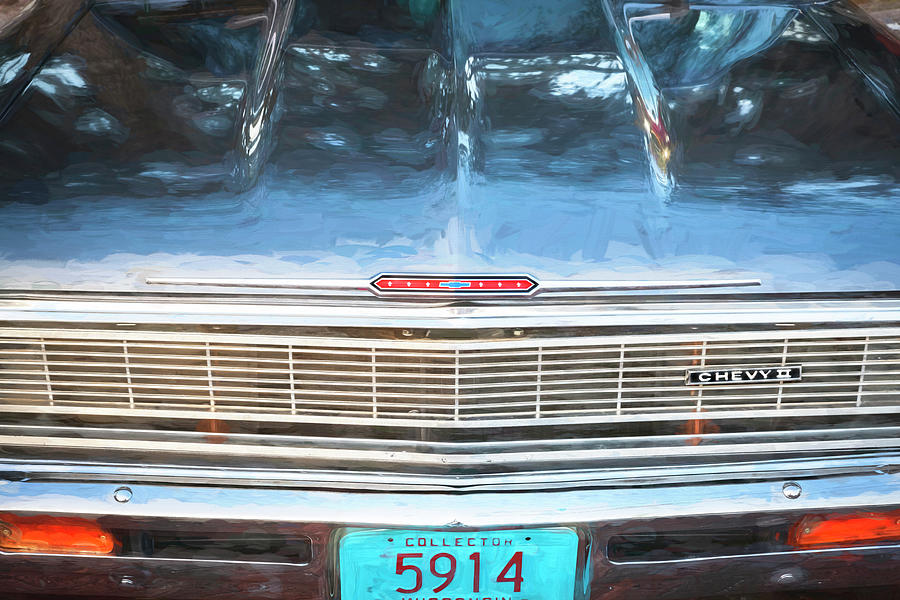1966 Chevrolet Chevy II Nova Station Wagon X107 Photograph by Rich Franco