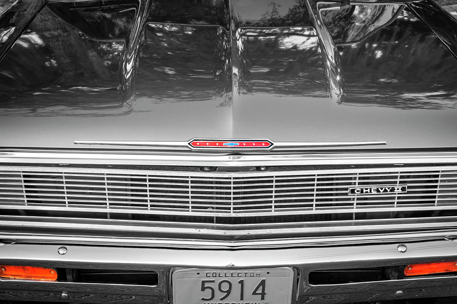 1966 Chevrolet Chevy II Nova Station Wagon X109 Photograph by Rich Franco