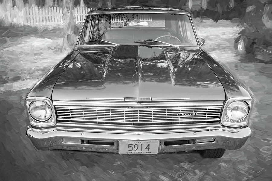 1966 Chevrolet Chevy II Nova Station Wagon X112 Photograph by Rich Franco