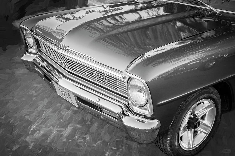 1966 Chevrolet Chevy II Nova Station Wagon X115 Photograph by Rich Franco