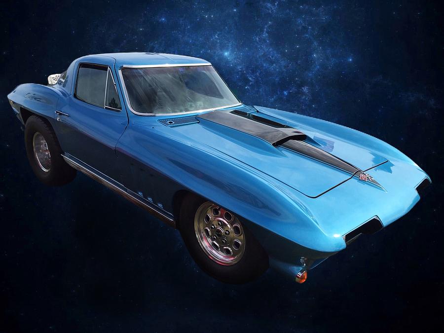 1966 Chevy Vette Photograph by Anne Sands