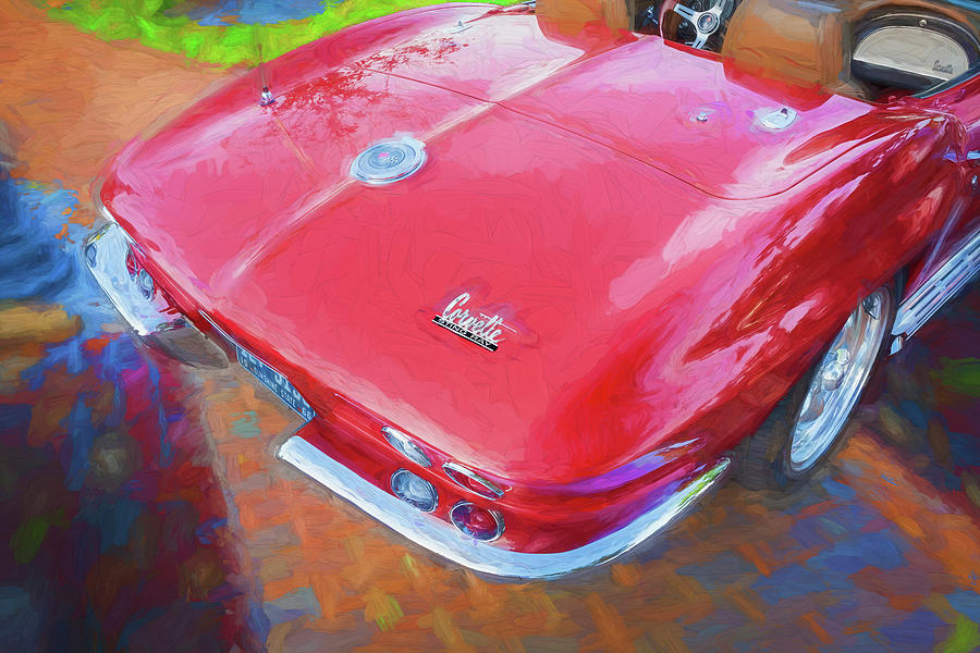 1966 Corvette LS3 Engine X127 Photograph by Rich Franco