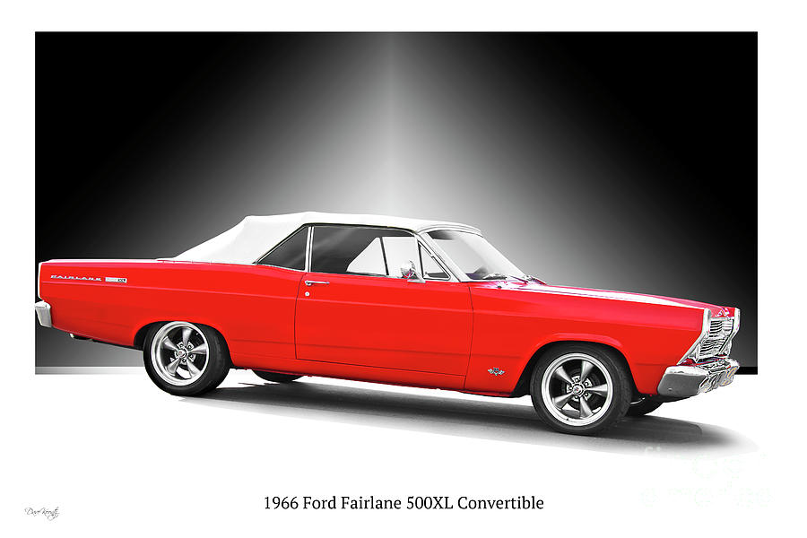 1966 Ford Fairlane 500XL Convertible Photograph by Dave Koontz - Pixels