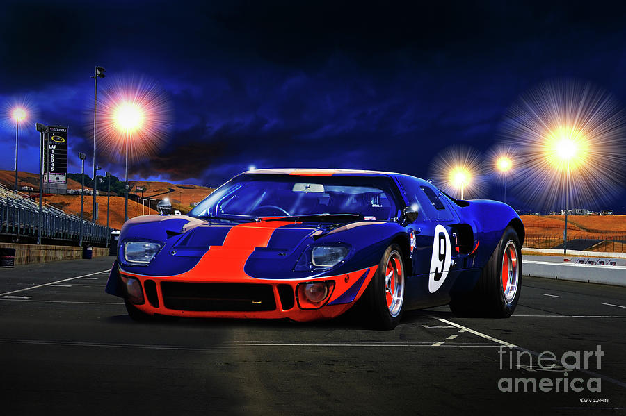 1966 Ford GT40 3 QTR Front View Photograph by Dave Koontz