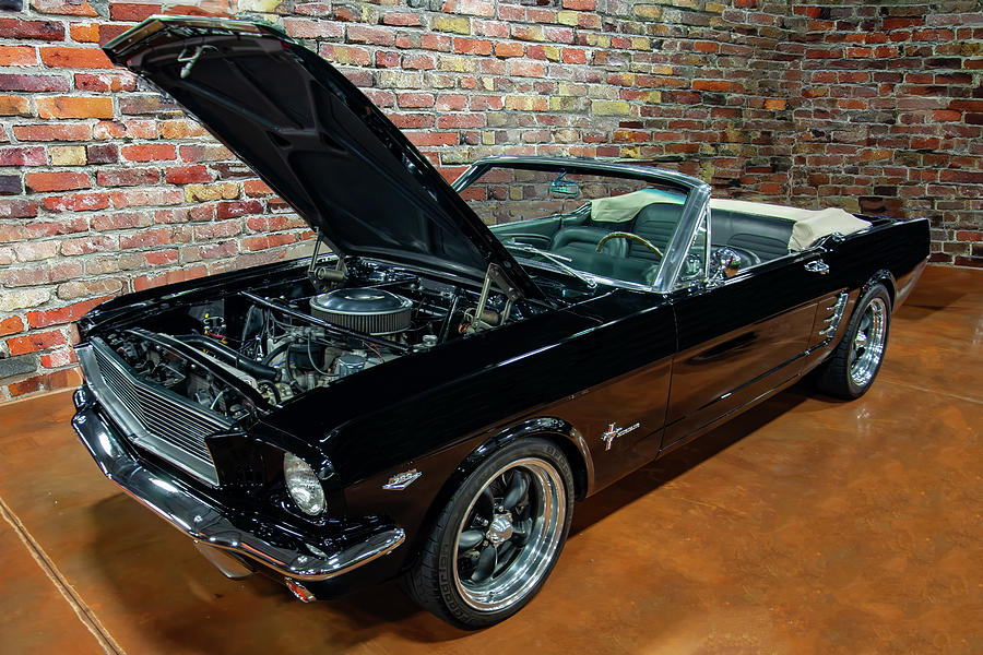 1966 Ford Mustang Convertible -02 Photograph by Flees Photos
