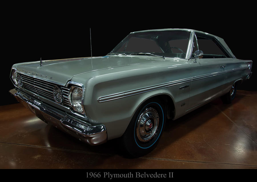 Plymouth Photograph - 1966 Plymouth Belvedere II by Flees Photos