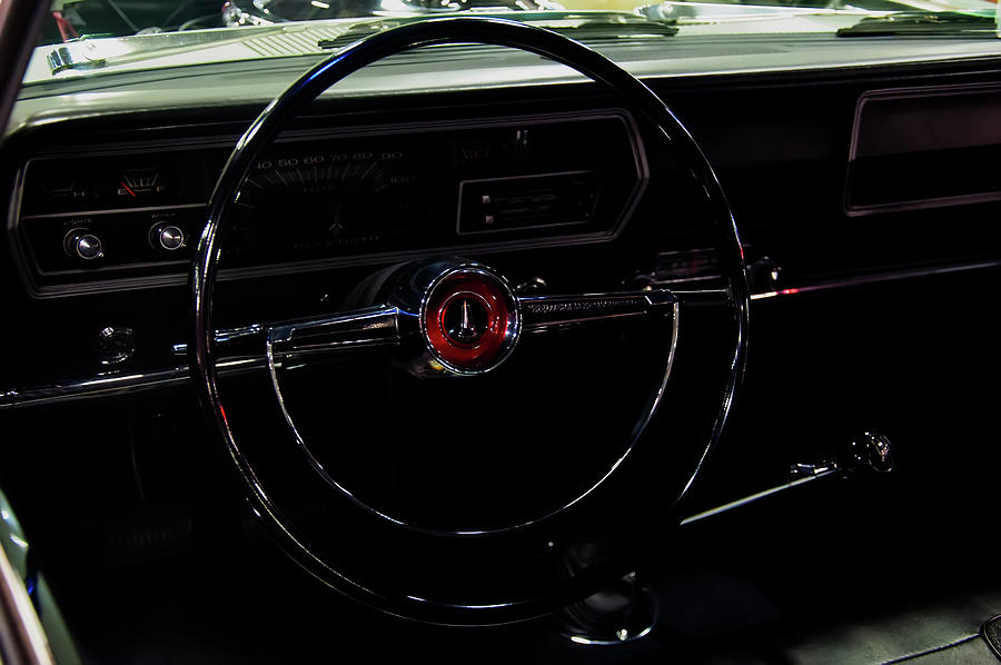 Plymouth Photograph - 1966 Plymouth Belvedere II dash by Flees Photos