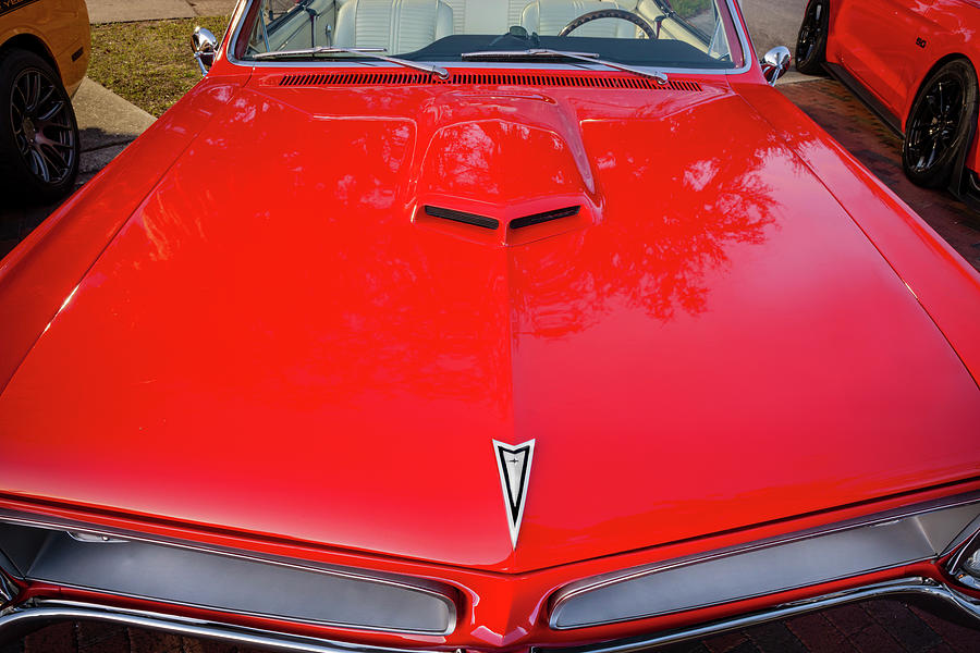  1966 Red Pontiac GTO X108 #1966 Photograph by Rich Franco