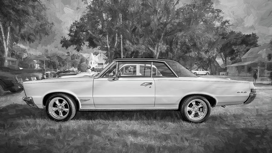 1966 yellow Pontiac GTO X110 Photograph by Rich Franco