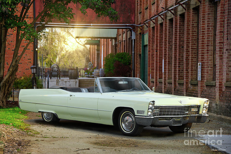 1967 Cadillac DeVille Convertible Photograph by Dave Koontz