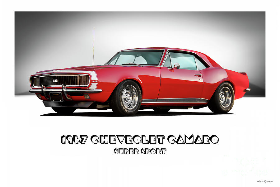 1967 Chevrolet Camaro Super Sport Photograph by Dave Koontz