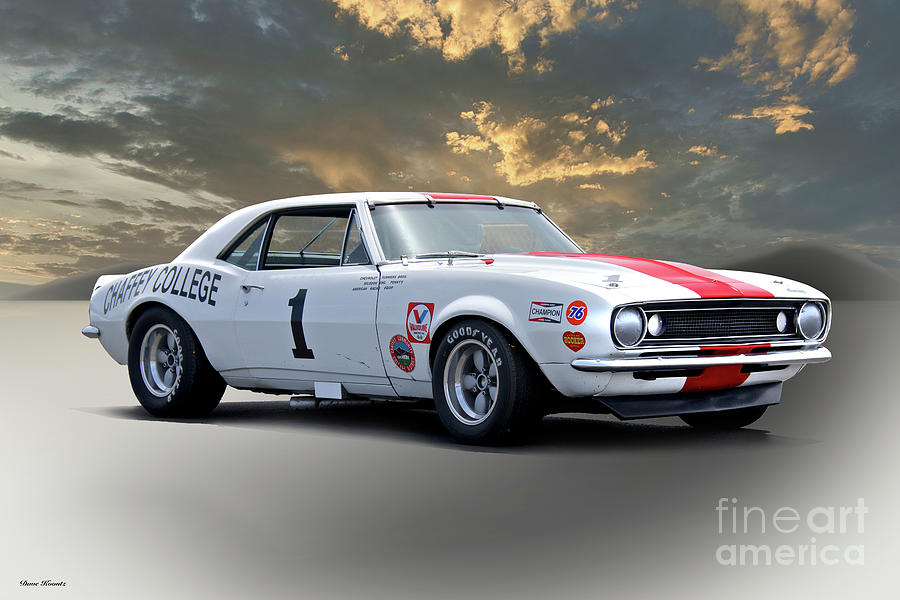 1967 Chevrolet Camaro Trans Am Racer Photograph By Dave Koontz - Fine 