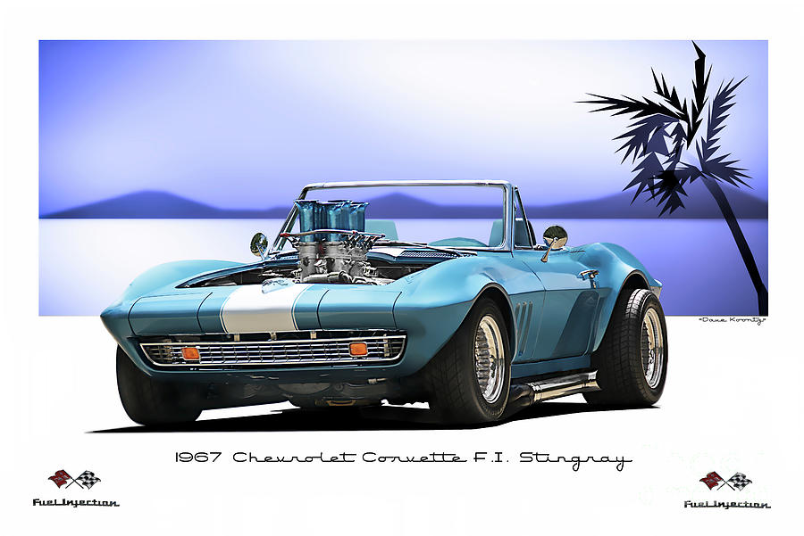 1967 Corvette 'Fuel Injection' Stingray Photograph by Dave Koontz