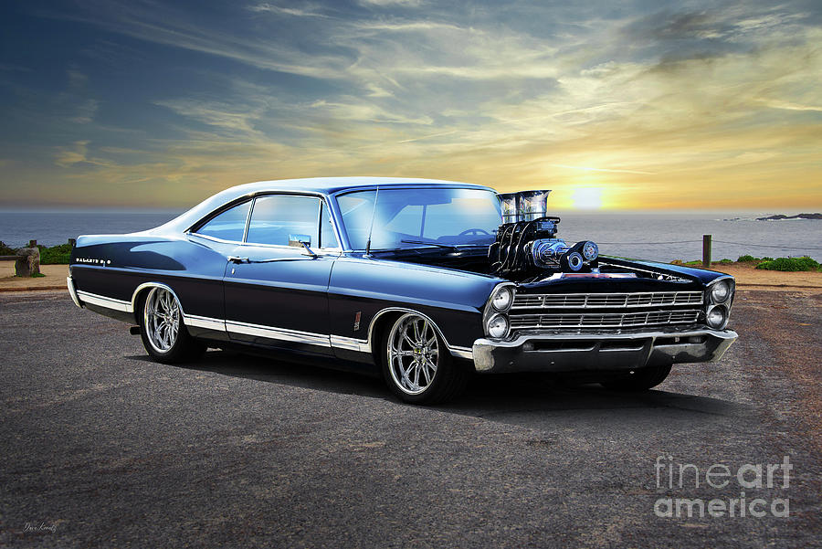 1967 Ford Galaxie 390 Pro Street Photograph by Dave Koontz