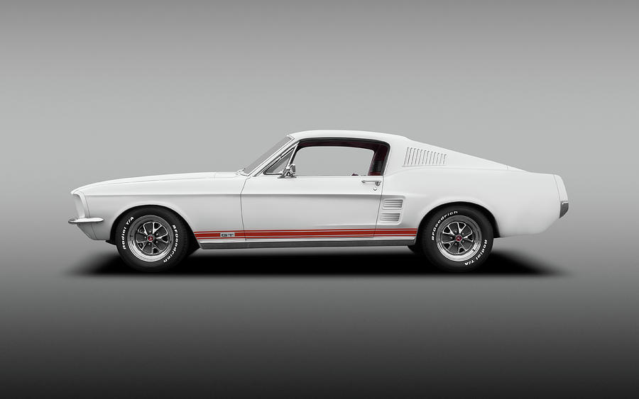 1967 Ford Mustang GT - 1967mustang390gtfa210549 Photograph by Frank J ...