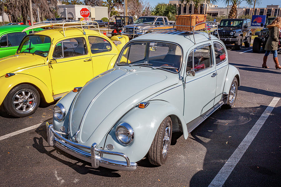 1967 Gray Volkswagen Beetle X110 Photograph by Rich Franco