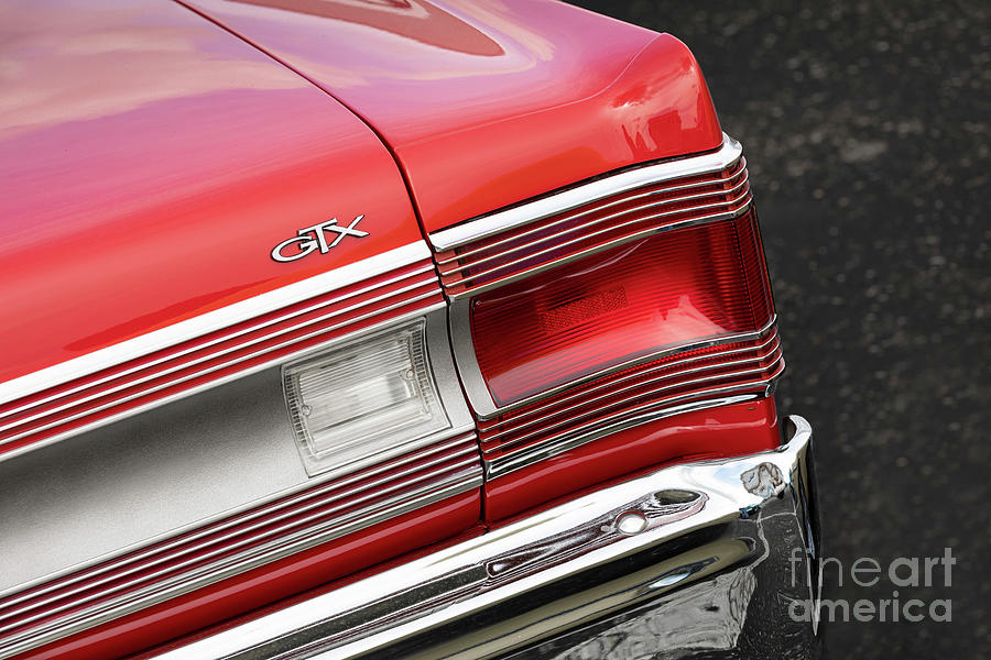 1967 Plymouth GTX Taillight Photograph by Dennis Hedberg