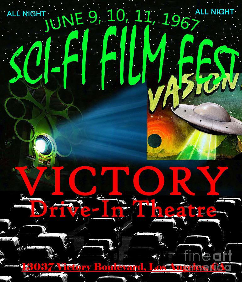 1967 Sci Fi Fest At The Victory Los Angelas Ca. Mixed Media