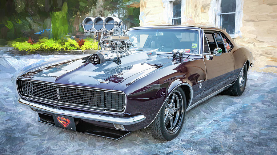 1968 Chevrolet Camaro Dragster 427 X144 Photograph by Rich Franco