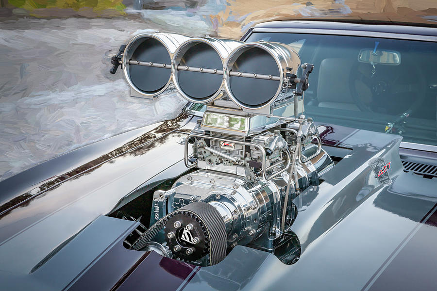 1968 Chevrolet Camaro Dragster 427 X146 Photograph by Rich Franco