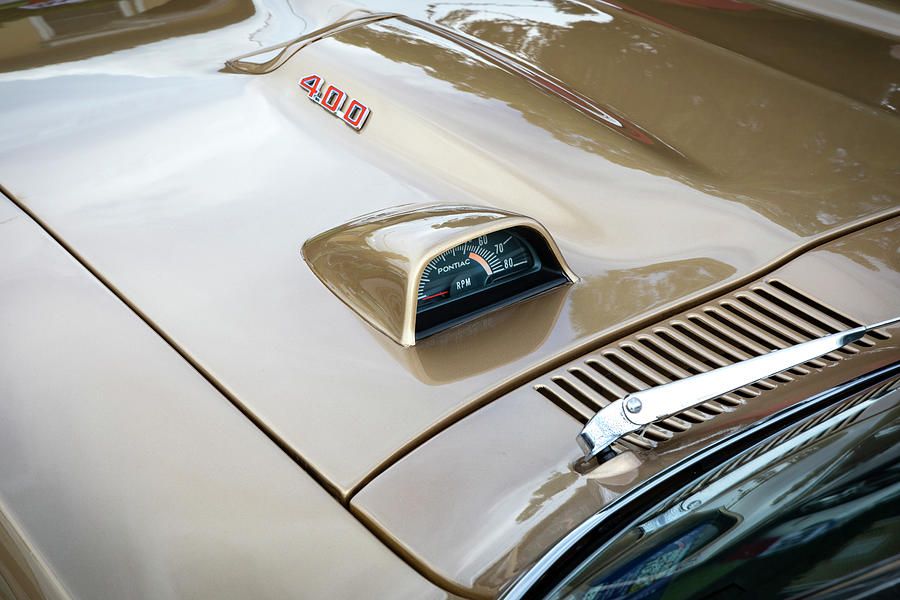 1968 Gold Pontiac Firebird 400 X101 Photograph by Rich Franco