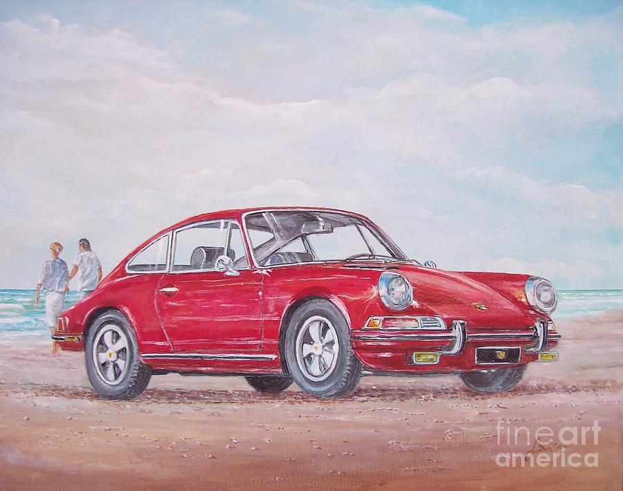1968 Porsche 911 2.0 S Painting by Sinisa Saratlic