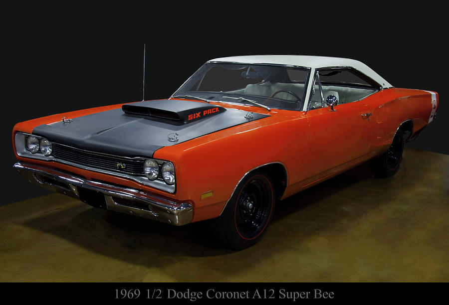 1969 and a half Dodge Coronet A12 Superbee Photograph by Flees Photos