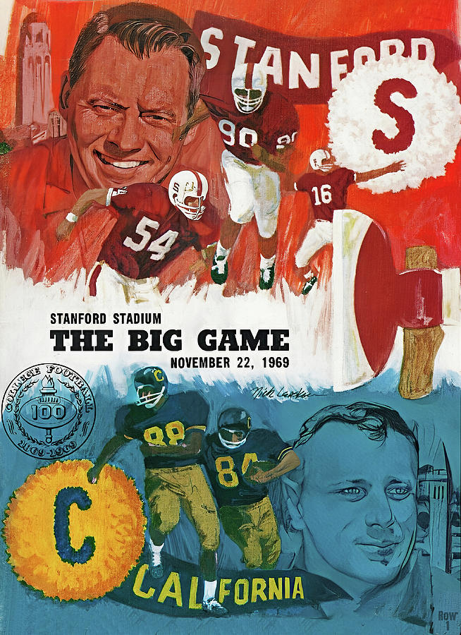 1969 Big Game Mixed Media by Row One Brand
